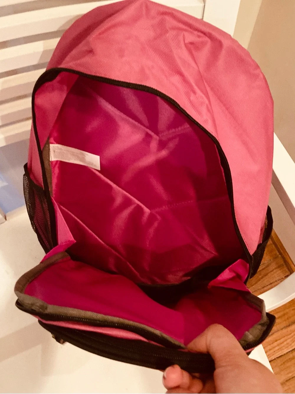 Trail Maker Pink and Black Backpack